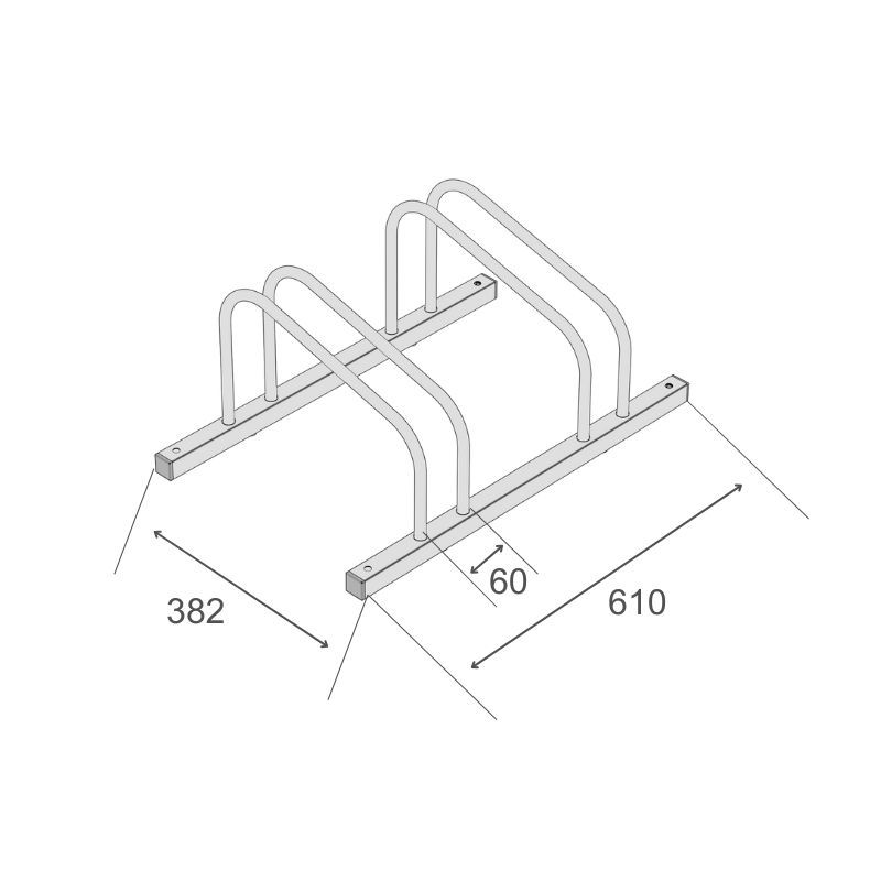 Compact Bike Rack - Black