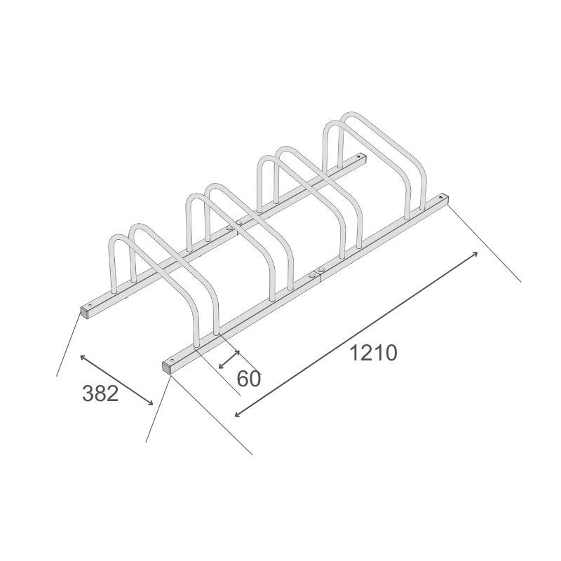 Compact Bike Rack - Black