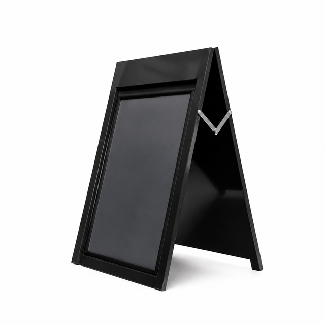 Decorative A-Board Pavement Sign - Black