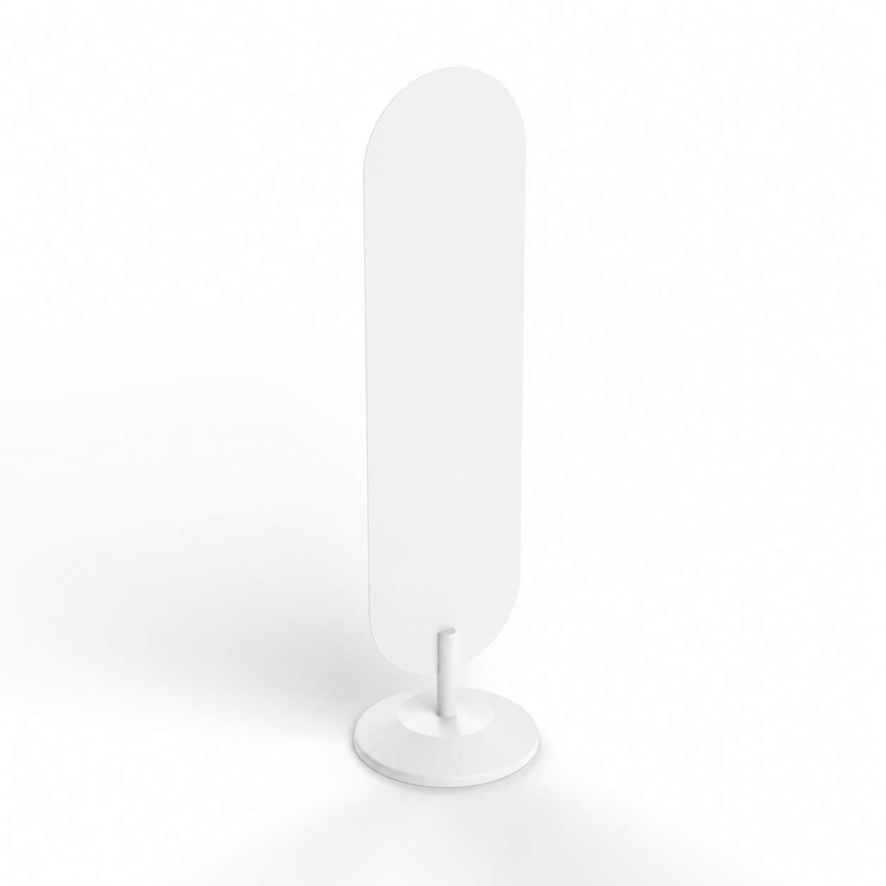 Steel Lollipop Stand - White