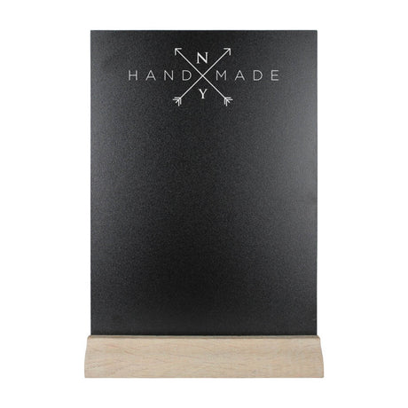 Chalkboard Stone Oak A4 - display-sign.co.uk