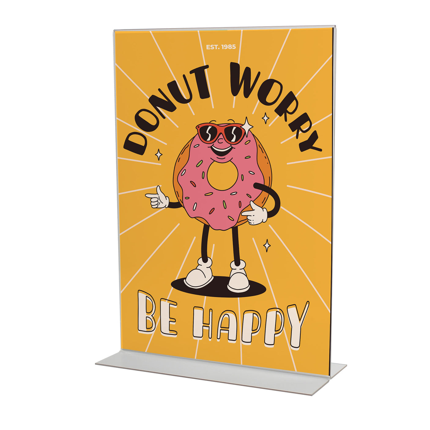 Acrylic Double Sided Poster Holder Portrait A4