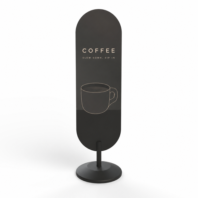 Steel Lollipop Stand - Black