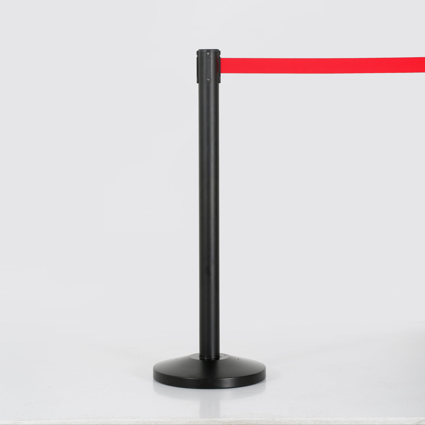 Queue Belt Pair - Black with Red Tape