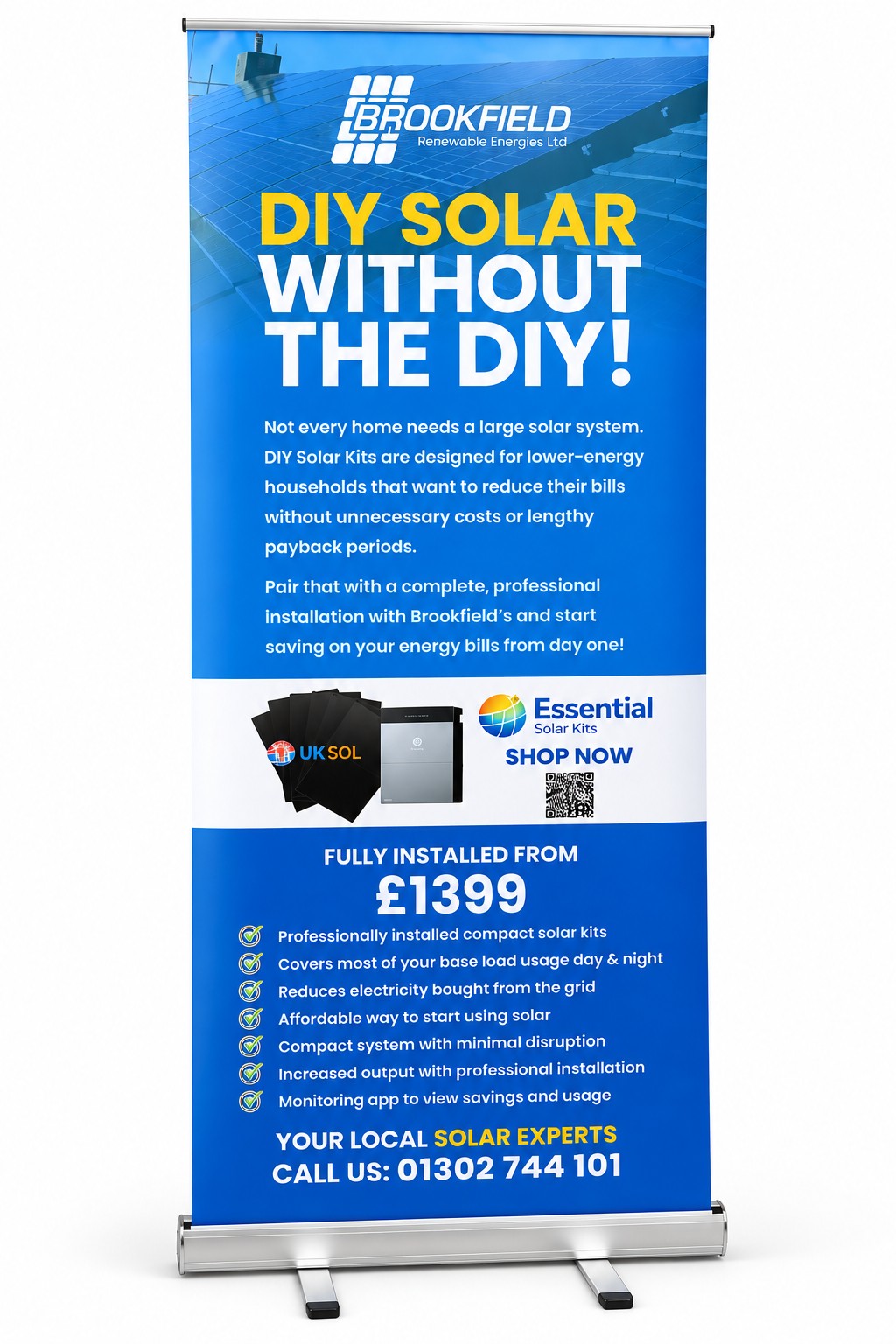 Printed Roller Banner - 80 x 200cm
