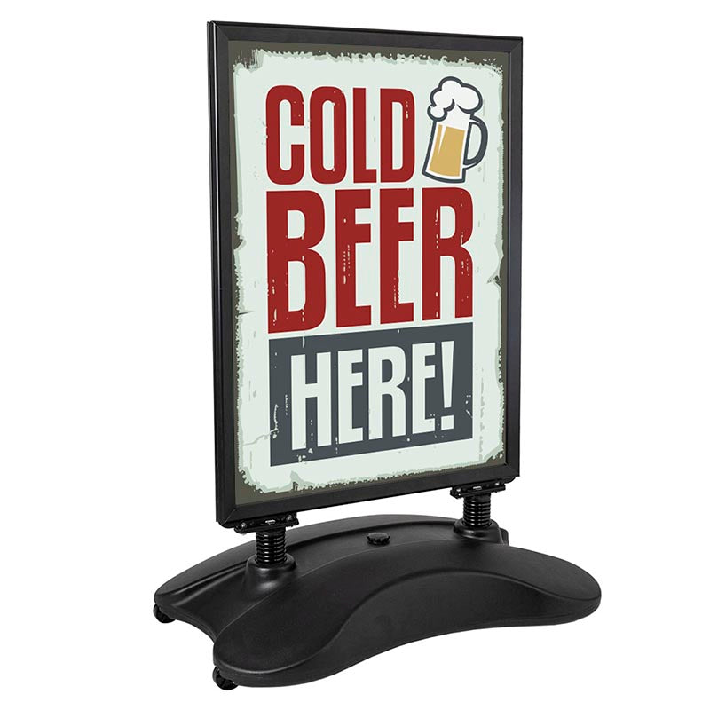 Waterbase Pavement Sign Swing Basic - Black - A1