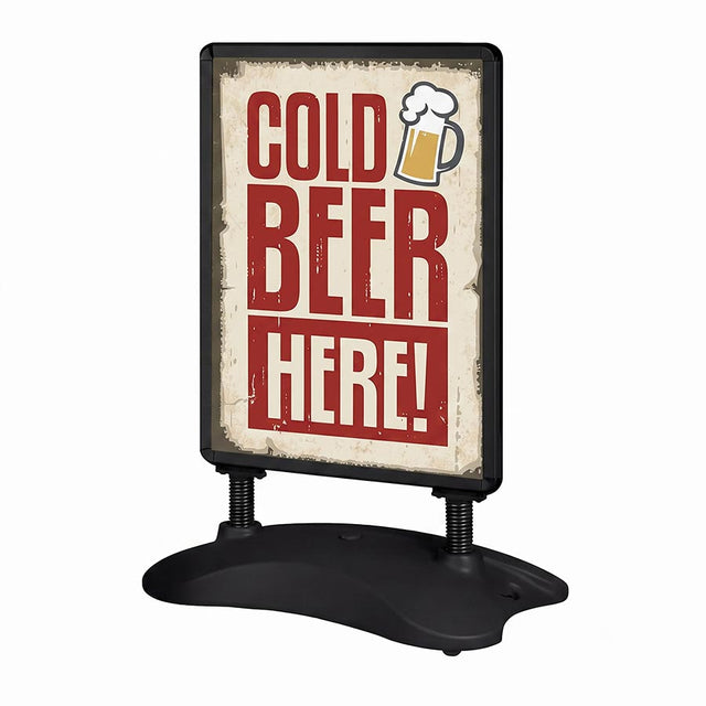 Waterbase Pavement Sign Swing Basic - Black - A1