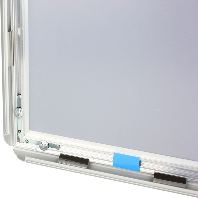 A4 25mm Poster Snap Frame - Silver - display-sign.co.uk