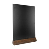  Chalkboard Dark Oak A4 - display-sign.co.uk