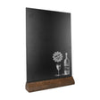  Chalkboard Dark Oak A4 - display-sign.co.uk