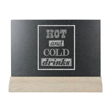 Chalkboard Stone Oak A5 - display-sign.co.uk
