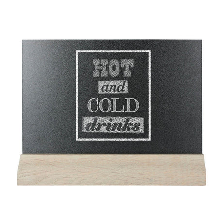 Chalkboard Stone Oak A5 - display-sign.co.uk