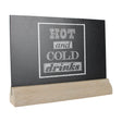 Chalkboard Stone Oak A5 - display-sign.co.uk