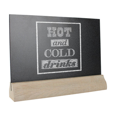 Chalkboard Stone Oak A5 - display-sign.co.uk