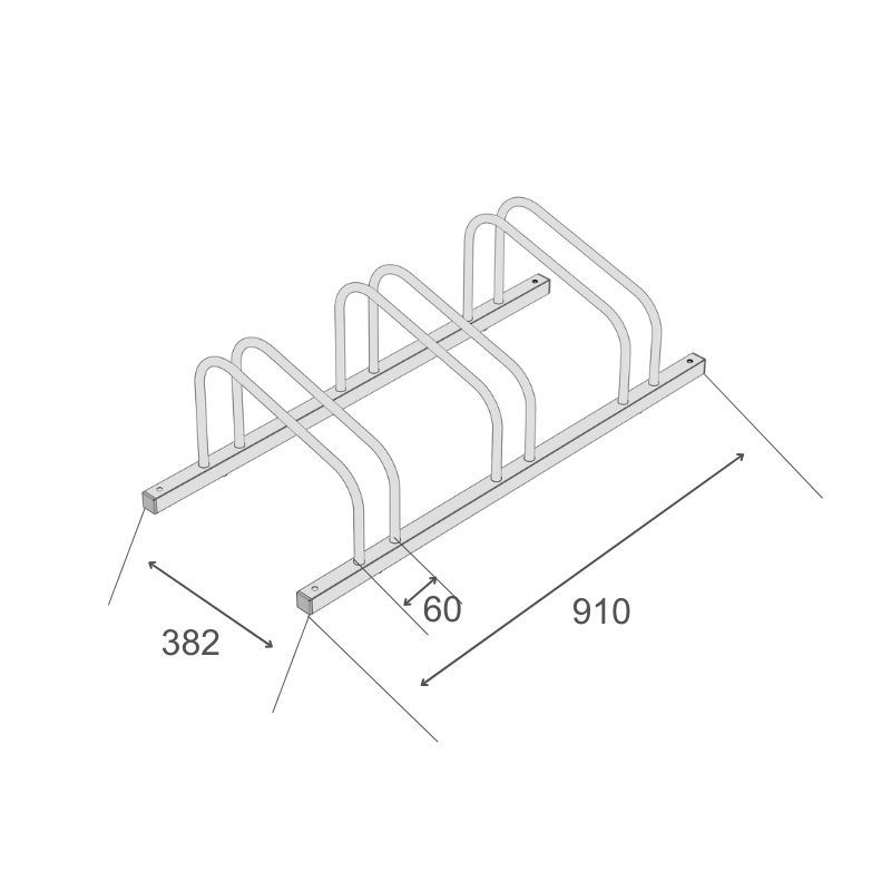 Compact Bike Rack - Black