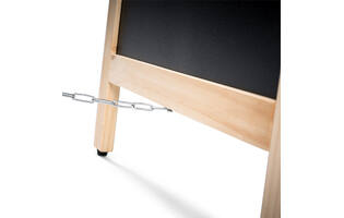 Neutral Wood Chalk Pavement Sign (55 x 85 cm)