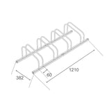 Compact Bike Rack - Silver