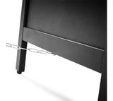 Black Wood Chalk Pavement Sign (55 x 85 cm)