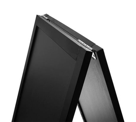 Black Wood Chalk Pavement Sign (55 x 85 cm)