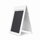 Decorative A-Board Pavement Sign - White