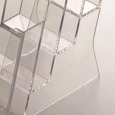 Acrylic Tiered Desktop Leaflet Holder A4