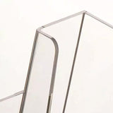 Acrylic Tiered Desktop Leaflet Holder A5