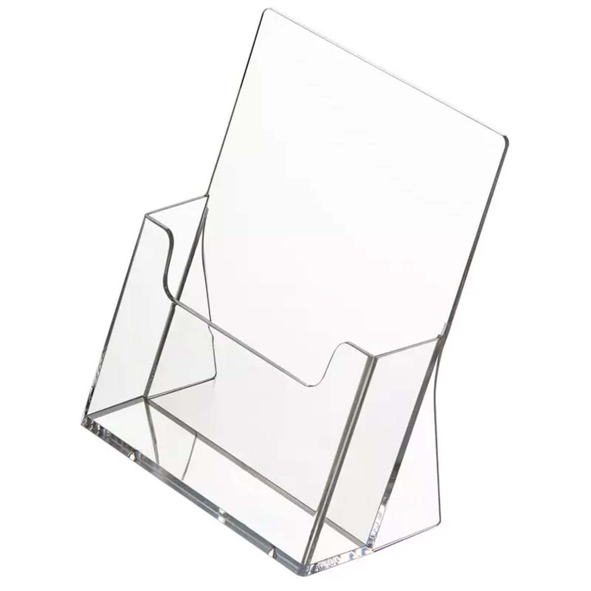 A4 Acrylic Desktop Leaflet Holder - Box of 20 – display-sign.co.uk