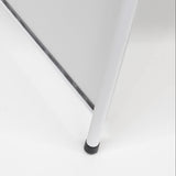 A1 A-board Magnetic Round Top Pavement Sign  - White