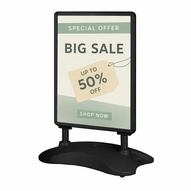WindPro Lite Waterbase Sign - Black - A0