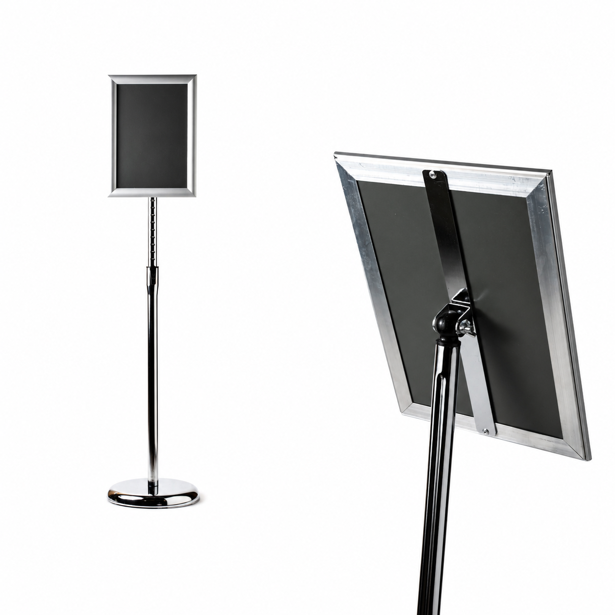 A4 Eco Display Stand - Silver