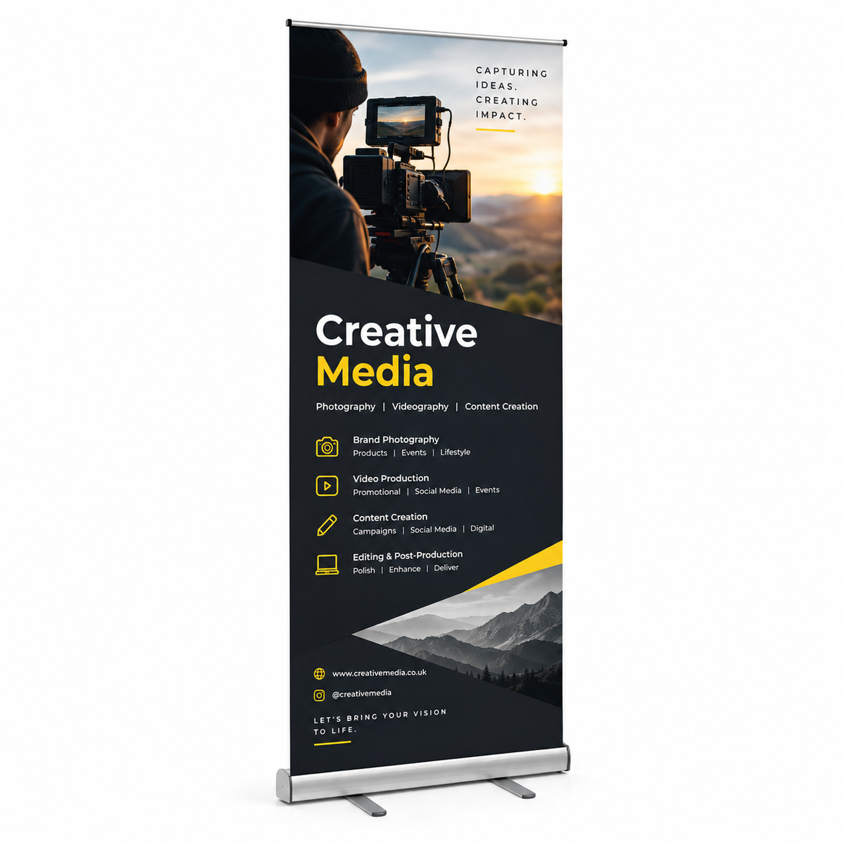 Printed Roller Banner - 85 x 200cm