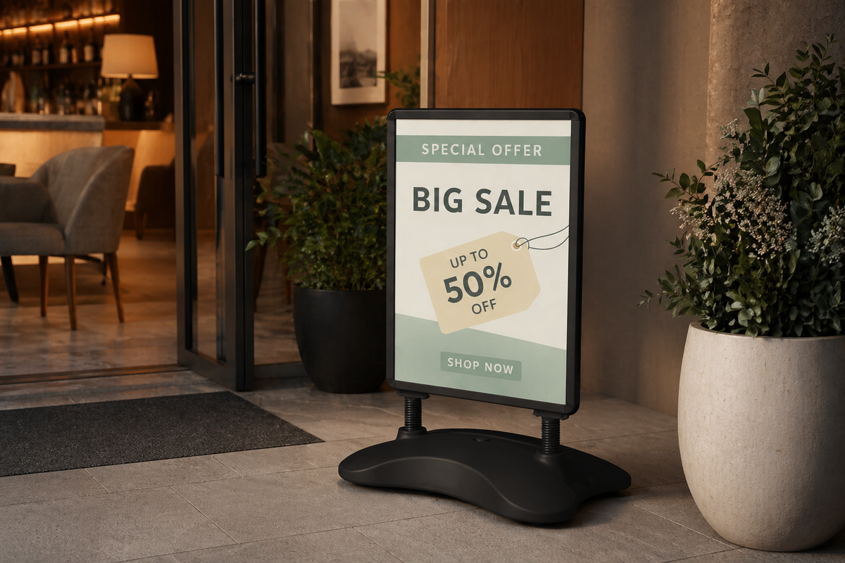 Display Sign UK, Snap Frames, Pavement Signs & Display Solutions ...