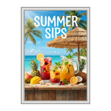 Fire Resistant snapframe silver 25mm