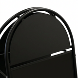A1 A-board Magnetic Round Top Pavement Sign - Black