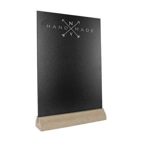 Chalkboard Stone Oak A4 - display-sign.co.uk