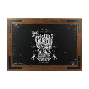Magnetic Chalkboard (37 x 47cm) - Noir - display-sign.co.uk