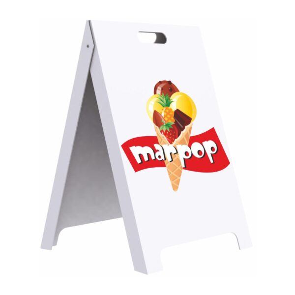 PS A-Board Pavement Sign - White