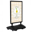 SwingAdvance Pavement Sign Black A1