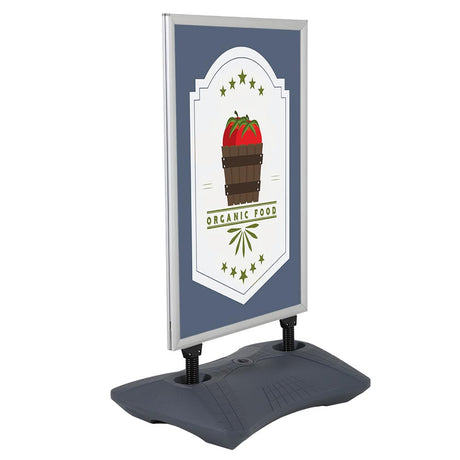 Pavement Sign SwingAdvance Silver A1