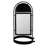 Pavement Sign Round Tube - Black - A1