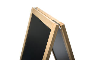 Neutral Wood Chalk Pavement Sign (55 x 85 cm)