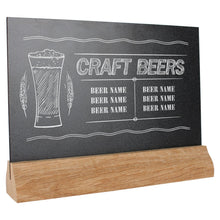 Load image into Gallery viewer, Chalkboard Oak A5 - display-sign.co.uk
