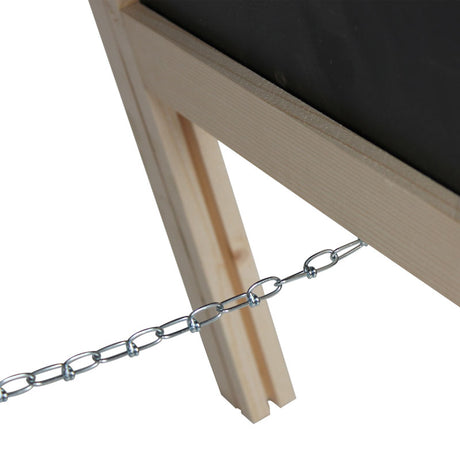 Neutral Wood Chalk Pavement Sign (46 x 80 cm) - display-sign.co.uk