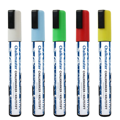 5mm Colours Chalk Markers Set (5 pieces) - display-sign.co.uk