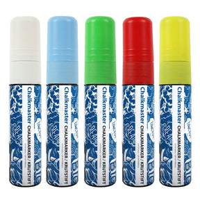 15mm Colours Chalk Markers Set (5 pieces) - display-sign.co.uk