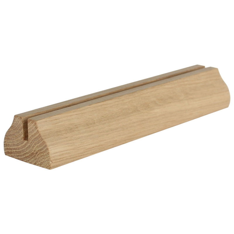 Menu card holder Oak 148x33 mm - display-sign.co.uk
