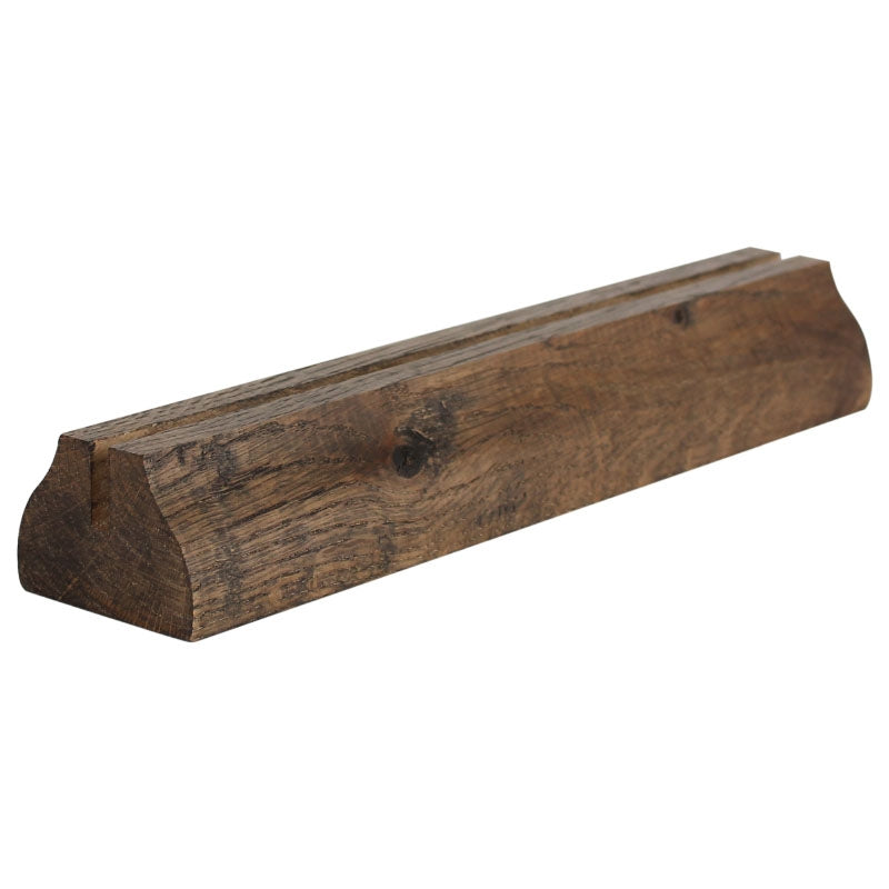 Menu card holder Dark Oak 148x33 mm - display-sign.co.uk