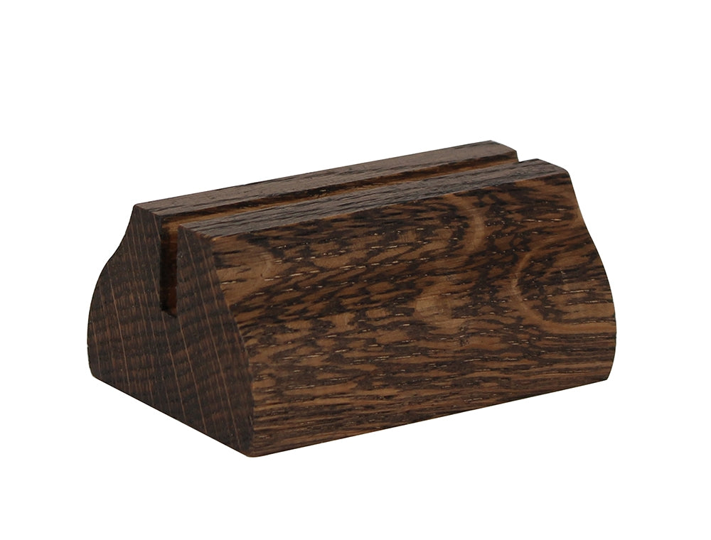 Menu card holder Dark Oak 70x33 mm - display-sign.co.uk