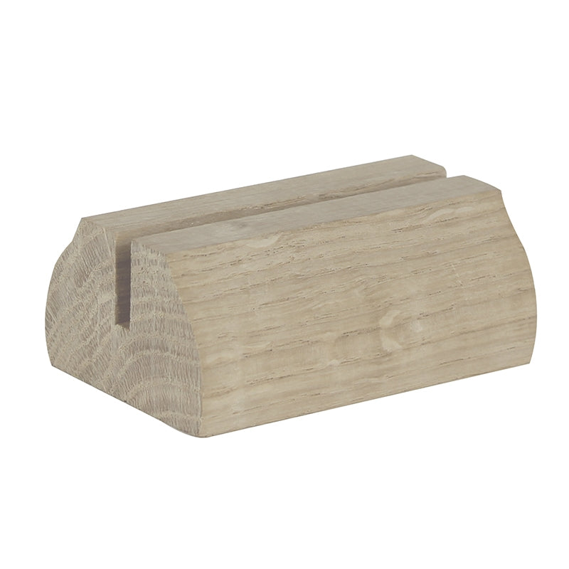 Menu card holder Stone Oak 70x33 mm - display-sign.co.uk