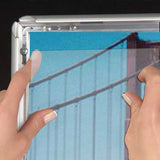 A4 25mm Poster Snap Frame - Silver - display-sign.co.uk